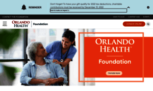 Give.orlandohealth.com thumbnail