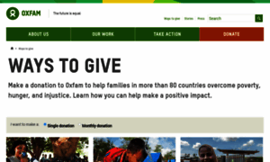 Give.oxfamamerica.org thumbnail