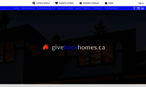 Givebackhomes.ca thumbnail