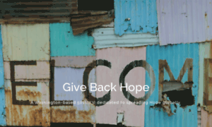 Givebackhope.org thumbnail