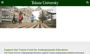 Giving.tulane.edu thumbnail