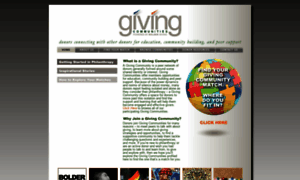 Givingcommunities.org thumbnail