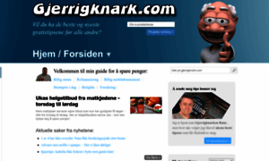 Gjerrigknark.com thumbnail