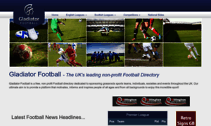 Gladiatorfootball.co.uk thumbnail