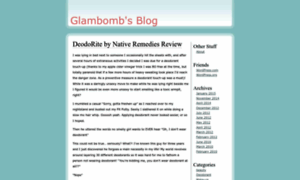 Glambomb.wordpress.com thumbnail