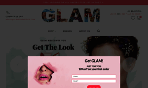 Glamcosmetics.com thumbnail