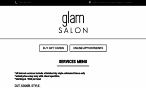 Glamsalonpalosheights.com thumbnail