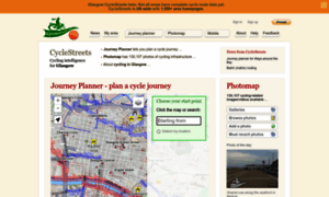 Glasgow.cyclestreets.net thumbnail