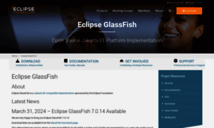 Glassfish.org thumbnail