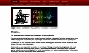 Glasspaperweightfoundation.com thumbnail