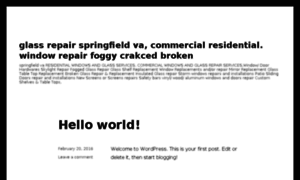 Glassrepairspringfieldva.com thumbnail