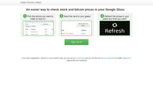 Glassstocks.appspot.com thumbnail