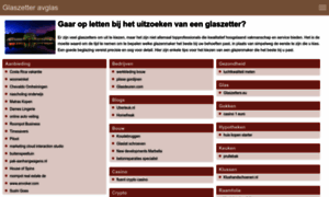 Glaszetter-avglas.nl thumbnail