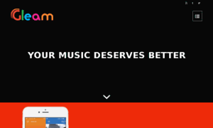 Gleammusicapp.com thumbnail