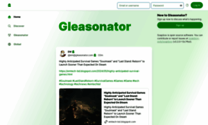 Gleasonator.com thumbnail