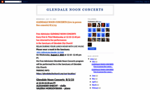 Glendalenoonconcerts.blogspot.com thumbnail