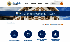 Glendalewaterandpower.com thumbnail