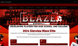 Glenviewblazebaseball.com thumbnail