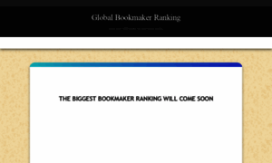 Global-bookmaker-ranking.com thumbnail