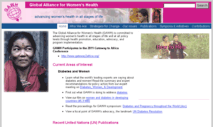 Globalallianceforwomenshealth.org thumbnail