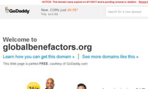 Globalbenefactors.org thumbnail