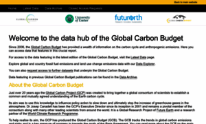 Globalcarbonbudgetdata.org thumbnail