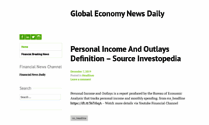 Globaleconomynewsdaily.wordpress.com thumbnail