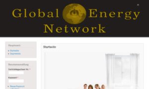 Globalenergynetwork.de thumbnail