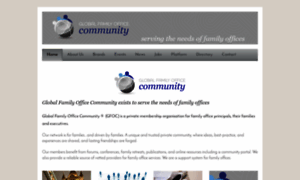 Globalfamilyofficecommunity.com thumbnail