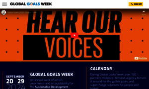 Globalgoalsweek.org thumbnail