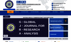 Globaljournalforresearchanalysis.com thumbnail