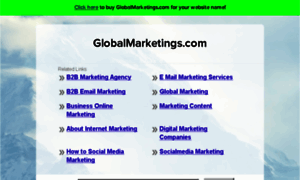 Globalmarketings.com thumbnail
