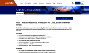 Globalmetals.xignite.com thumbnail