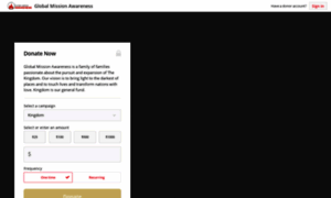 Globalmissionawareness.kindful.com thumbnail