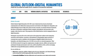 Globaloutlookdh.org thumbnail