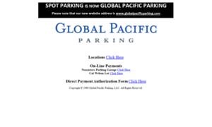 Globalpacificparking.com thumbnail