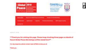 Globalpeaceworkshops.coventry.ac.uk thumbnail