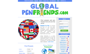 Globalpenfriends.net thumbnail
