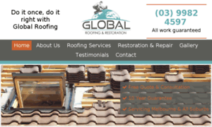 Globalroofing.com.au thumbnail