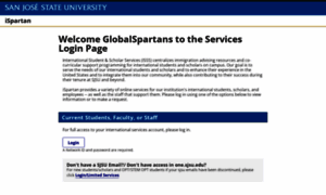 Globalspartans.sjsu.edu thumbnail