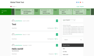 Globalthinktest.com thumbnail
