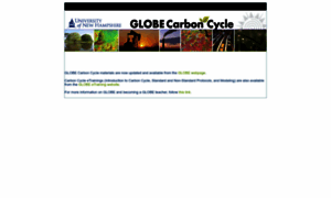 Globecarboncycle.unh.edu thumbnail