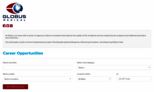 Globusmedical.synchr-recruit.com thumbnail