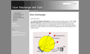 Glow-discharge.com thumbnail