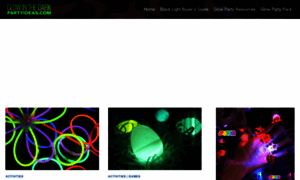 Glowinthedarkpartyideas.com thumbnail