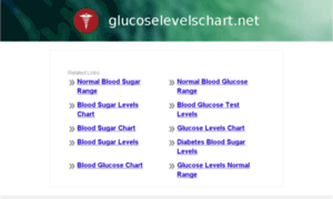 Glucoselevelschart.net thumbnail