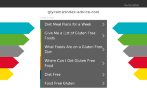 Glycemicindex-advice.com thumbnail