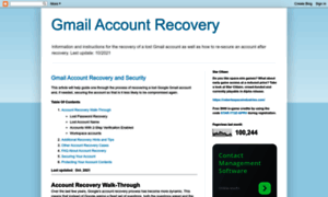 Gmailaccountrecovery.blogspot.com thumbnail