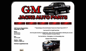 Gmjacksautoparts.com thumbnail