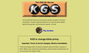 Go-kgs.com thumbnail